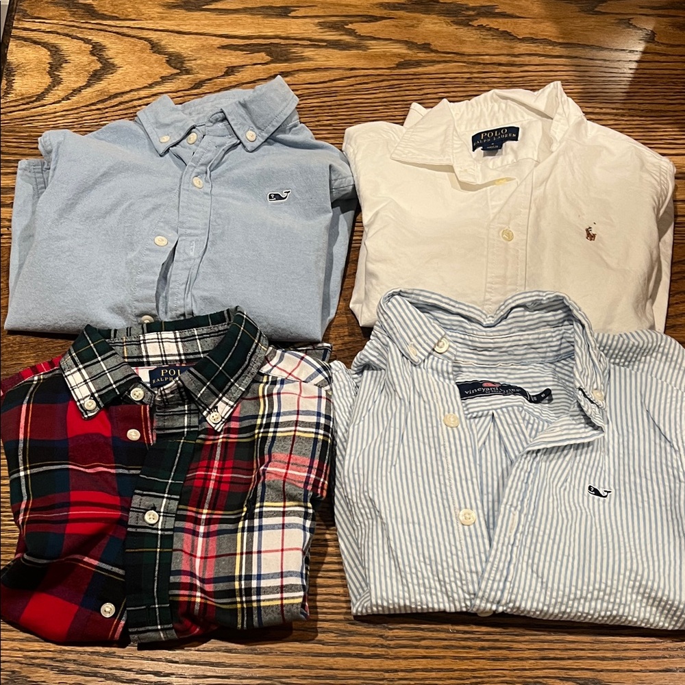 Vineyard Vines + Polo by Ralph Lauren 5T Button Ups